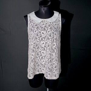 Forever 21 Pink Lace Collared BabyDoll Top!